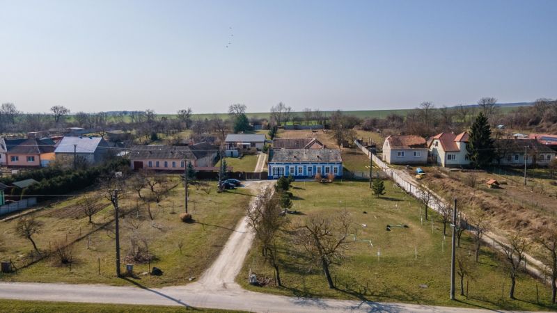 Stavebný pozemok 8 500 m² s podnikateľským potenciálom - Pozemky - bývanie v Dolnom Lopašove so staršími domami a záhradami.