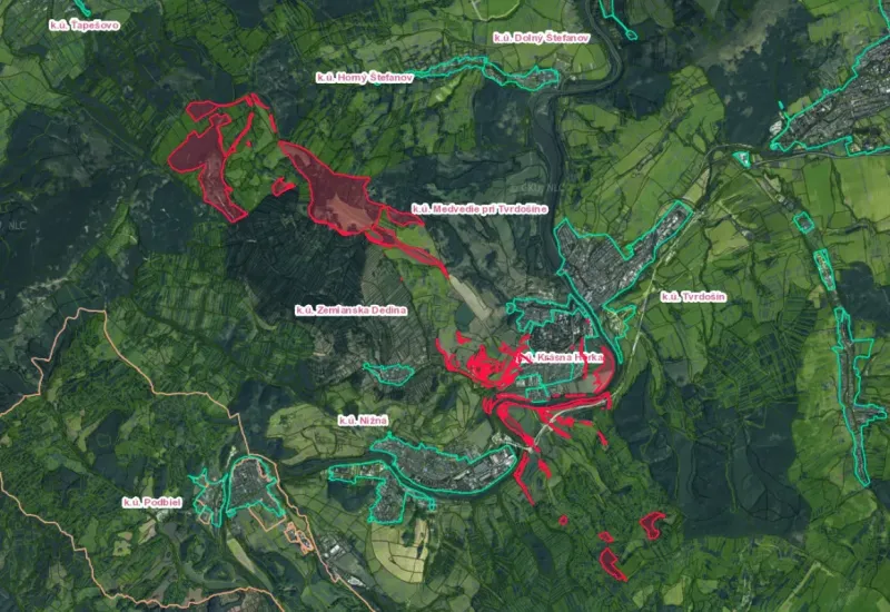 Krásna Hôrka – 1.150 m2 LESOV (Urbáru)