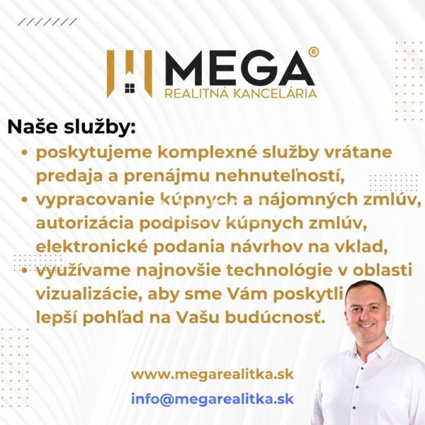 Na predaj garáž s pozemkom na sidl. IIA v meste Humenné - Realitná kancelária MEGA ponúka komplexné služby vrátane predaja, prenájmu a vizualizácie nehnuteľností.
