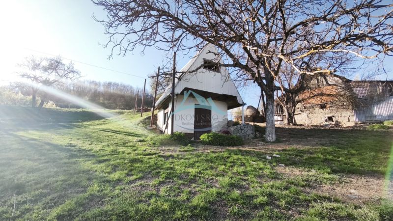 Znížená cena!!! RD (pozemok 9756 m2)  v osade Prieloh, okr. V. Krtíš. - Rodinný dom v ulici Prieloh v Muli s veľkým dvorom a stromami.