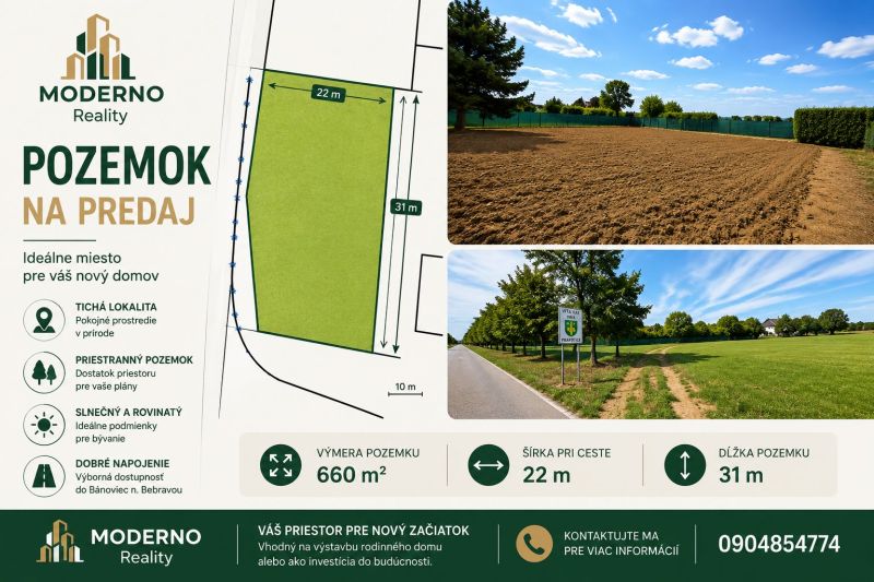 NA PREDAJ – rovinatý stavebný pozemok v Pravoticiach | 660 m² - Pozemok na predaj v Pravoticiach, ideálny pre bývanie, tichá lokalita, dobré napojenie.