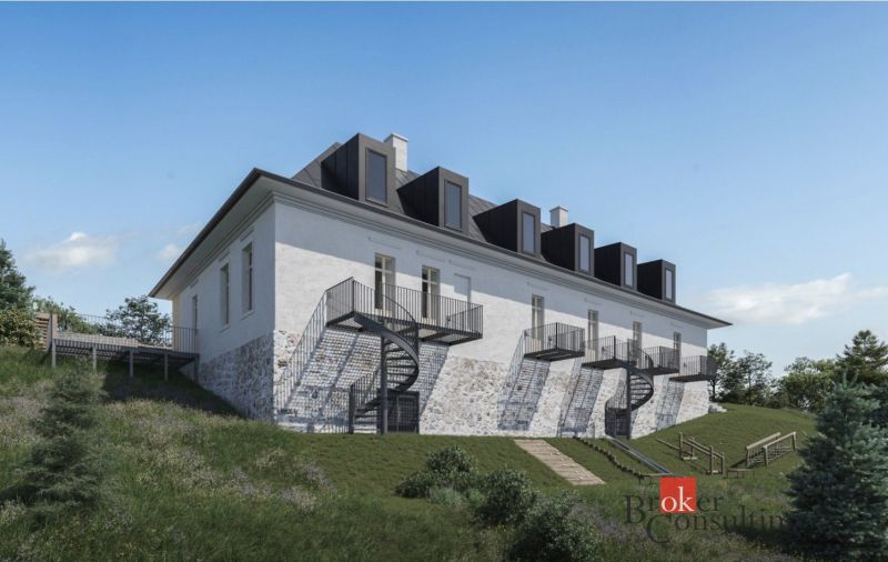 Rekreačná nehnuteľnosť na predaj – 390 m² s projektom na apartmány, Si