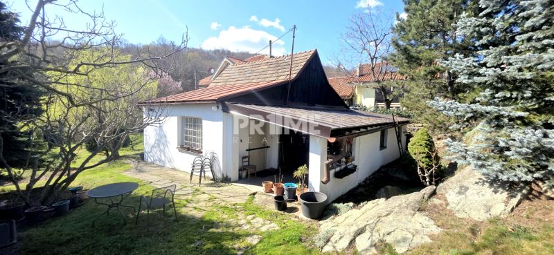 Jedinečný pozemok s domom pod lesom vo Svätom Jure – Neštich  - Záhrada s chatkou na pozemku na bývanie v Svätom Jure na Mariánskej ceste.