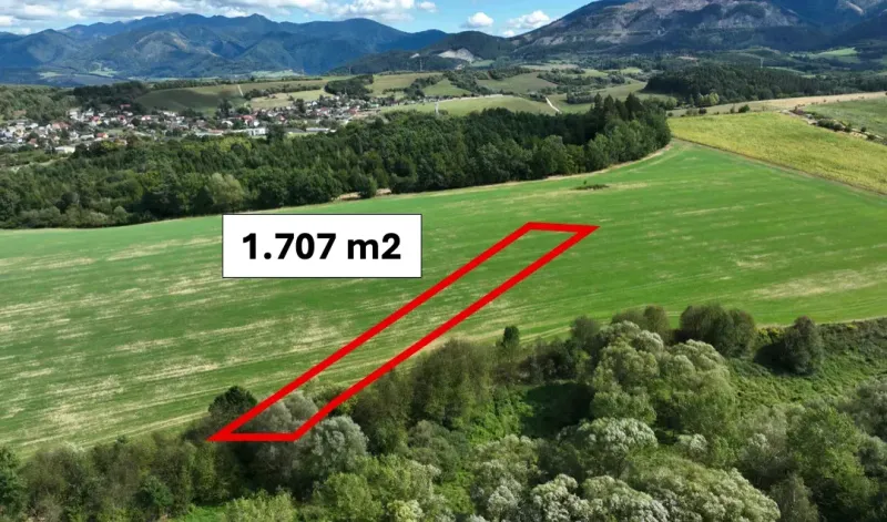 Trnové – 1.707 m2 POĽNOHOSPODÁRSKA pôda v podiele 1/1