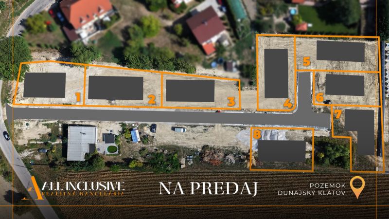 Na predaj stavebné pozemky, Dunajský Klátov