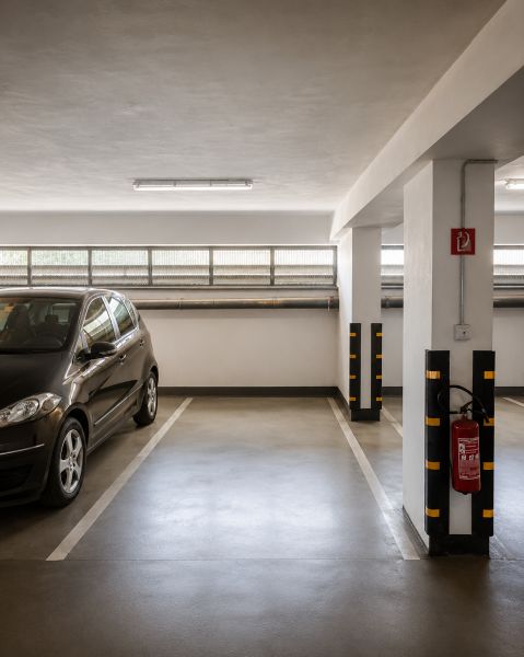 PREDAJ - krásny 3- izbový byt s 2 balkónmi na  Bratislavskej ulici  - Podzemná garáž s autom na parkovacom mieste, hasiacim prístrojom a prirodzeným osvetlením.