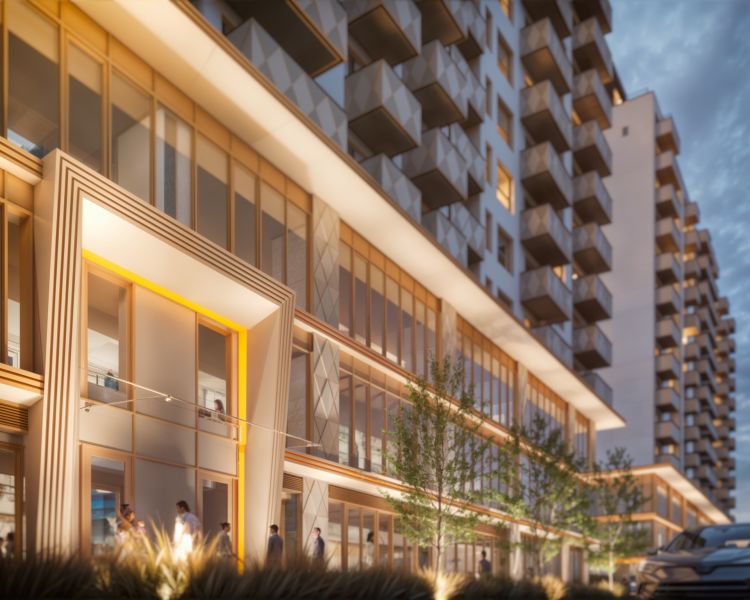 I 2i byt v novom projekte Panónska v Petržalke - Výstavba bytov na Panónskej ceste v Bratislave - Petržalke, moderná architektúra.