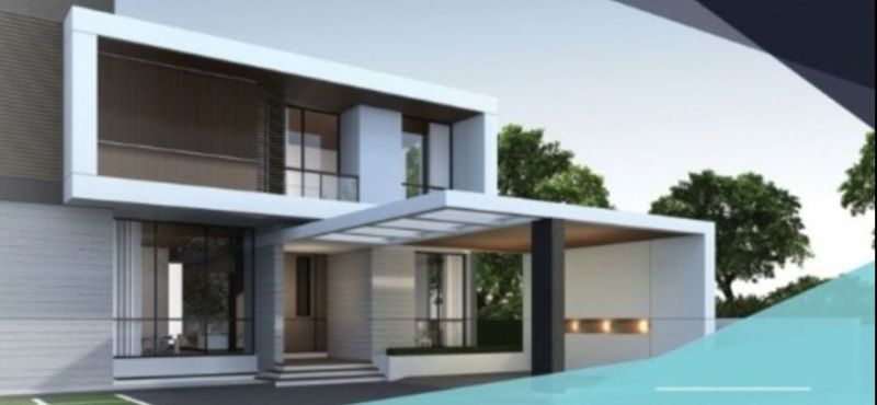 Na predaj stavebný pozemok na stavbu RD v Gabčíkove / 95 000,-EUR - Moderná architektúra domu s presklenými stenami v Gabčíkove, vhodná na Pozemky - bývanie.