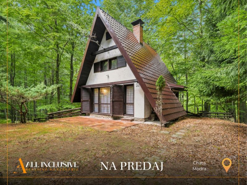 Na predaj 3-izb.chata v krásnom lesnom prostredí, Modra