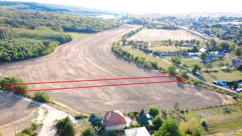 Podhájska - 2.084 m2 POZEMOK na okraji obce - Poľnohospodárske a lesné pozemky v Podhájskej obklopené stromami a cestou.