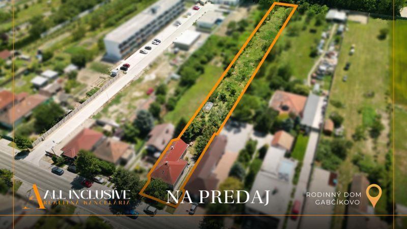 Na predaj 3-izb. rod. dom na veľkom pozemku, Gabčíkovo