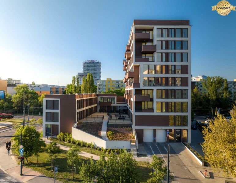 I Projekt Rezidencia MIEROVA - Výstavba bytov na Mierovej ulici v Bratislave - Ružinove, s okolitou zeleňou.