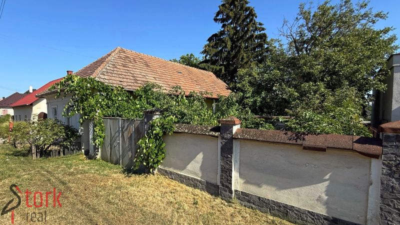 Veľký STAVEBNÝ POZEMOK so starším domom - Krušovce - Dom obklopený zeleňou na Štefánikovej ulici v Krušovciach, ideálny na Pozemky - bývanie.
