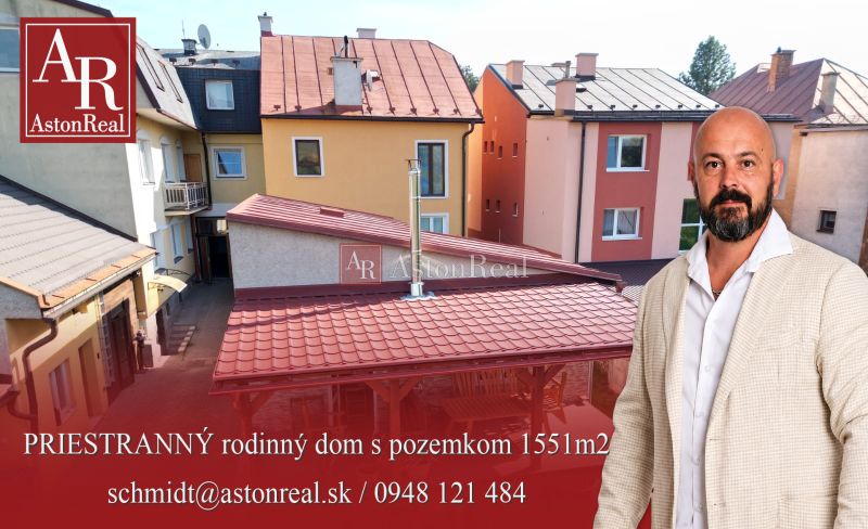 VÝNIMOČNÝ PRIESTOR PRE ŽIVOT – PRIESTRANNÝ RODINNÝ DOM S POZEMKOM 1551