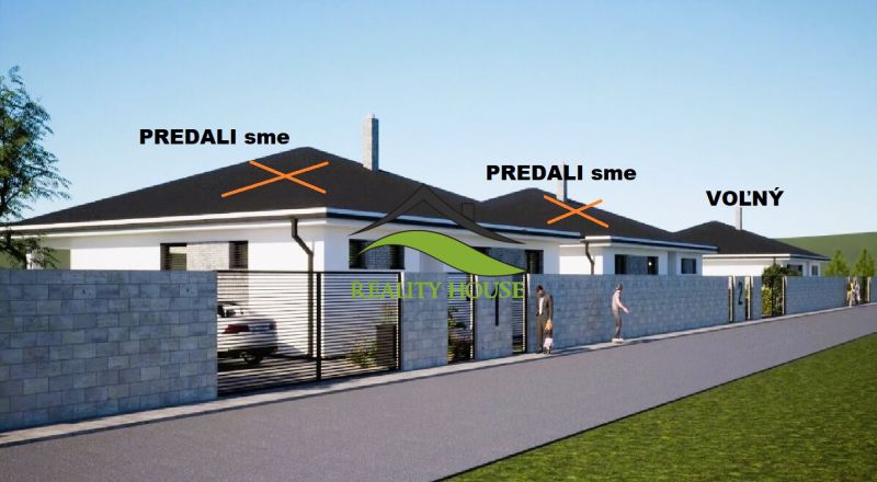 Murovaná Novostavba - DOM s pekným pozemkom 800m2