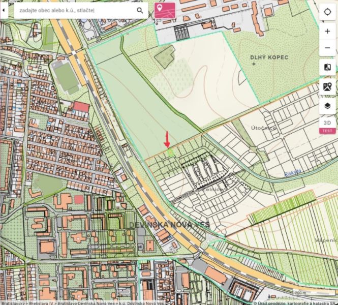 PREDAJ – Investičný pozemok 551 m2, lokalita Rakyta, DNV