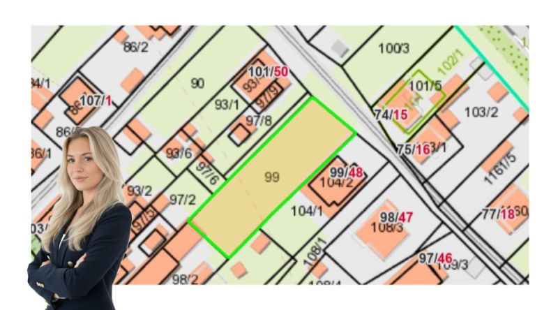 Stavebný pozemok 972 m² so stavebným povolením – 6min od Trnavy