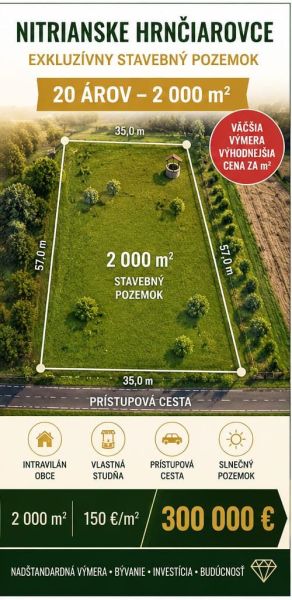 Predaj pozemku na bývanie, Nitra