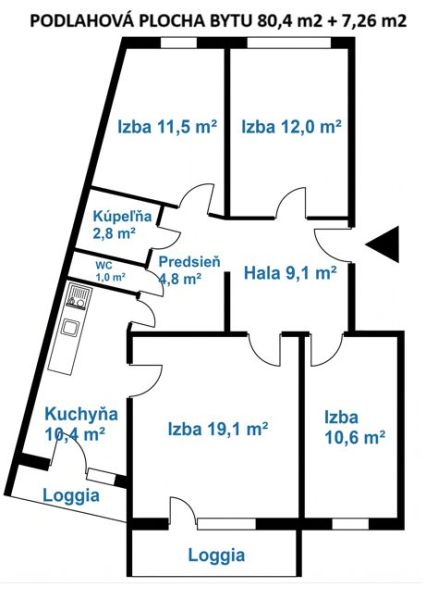Predaj 4-izbového bytu pod lesom: Veternicová, Dlhé diely