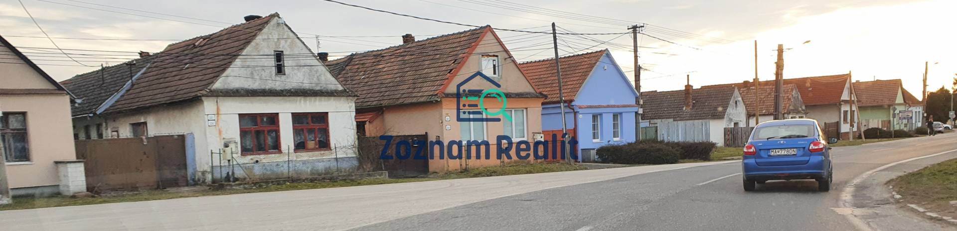 Rodinné domy na Záhorí.