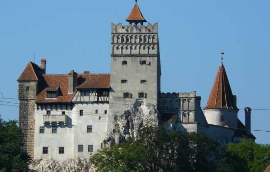 Hrad z románu Drakula v Rumunsku