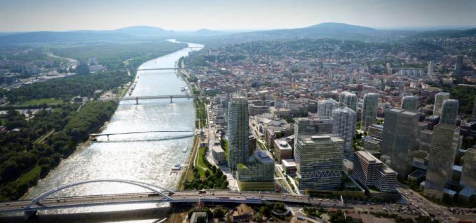 Prvý slovenský mrakodrap bude stáť pri Dunaji